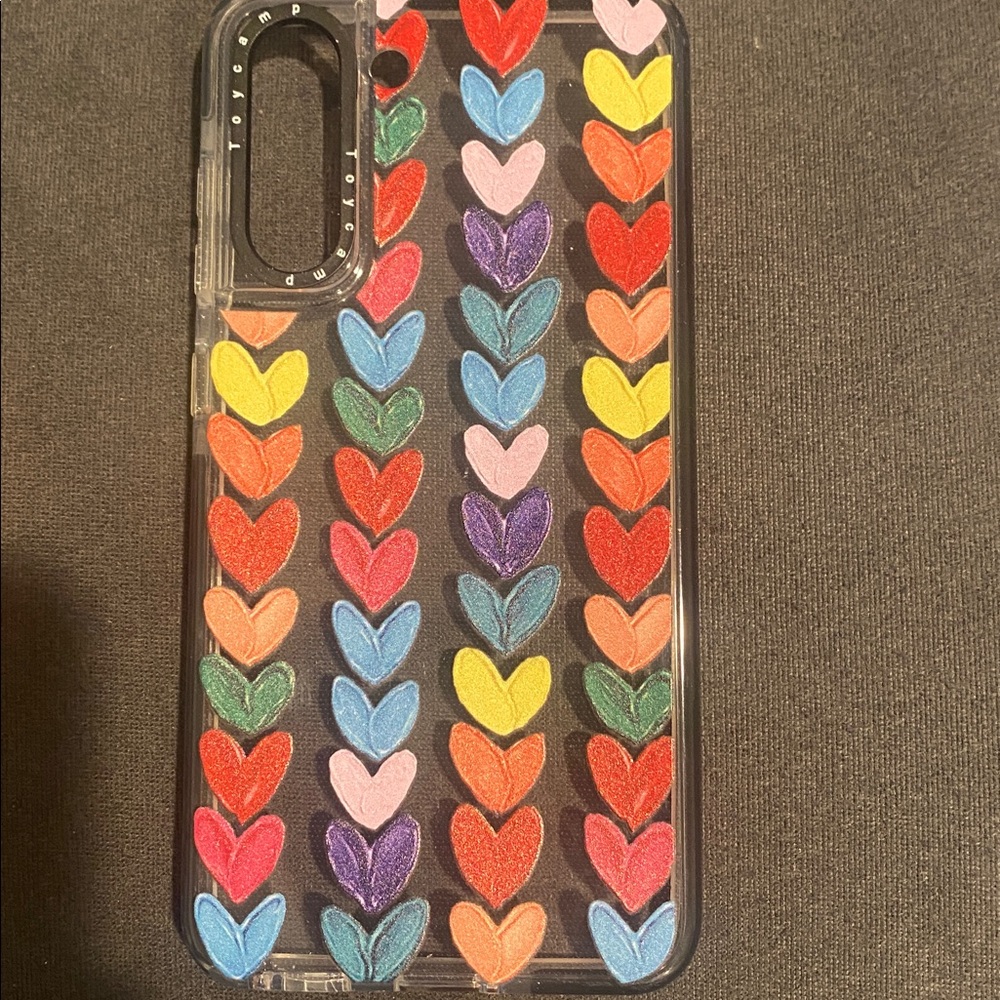 Samsung S21FE Colorful Hearts Design